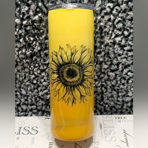 20oz Handcrafted Alcohol Ink Resin Skinny Tumbler